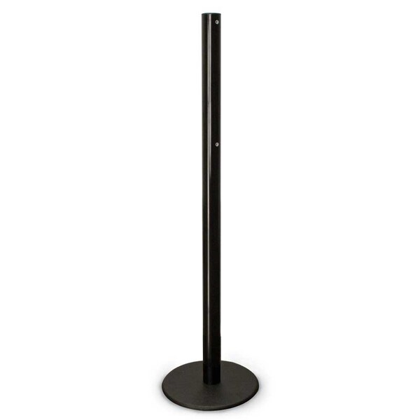Sliding Glass Door Radius Letterboard, 72"x36", Black/Blue